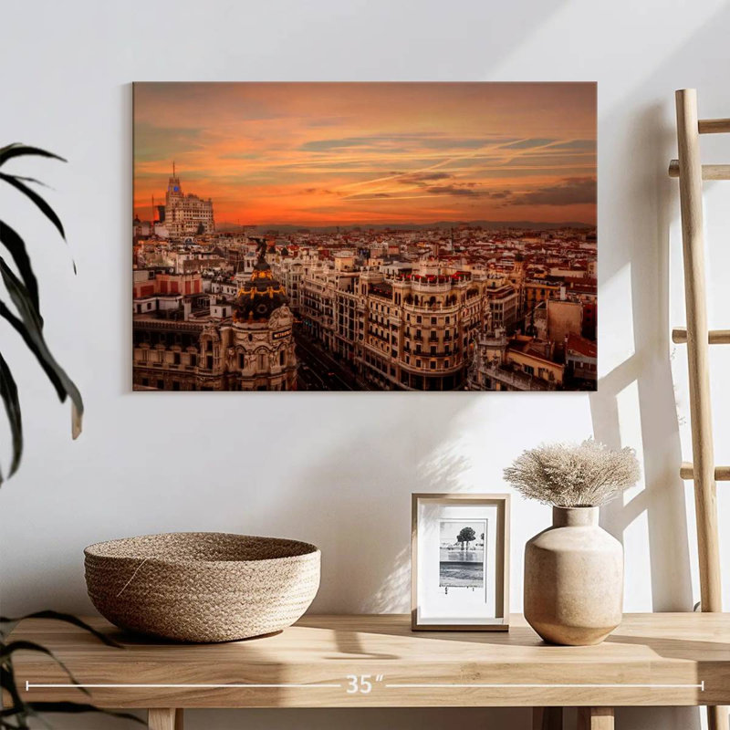 Sireci Madrid Sunset, 16" H x 24" W