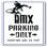 BMX Sign Parking Race Bike Trick Rider Parts Racer Fun Indoor Outdoor 12 Inch Tall
