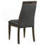 Ensemble de salle à manger rectangulaire noyer foncé-1350349658