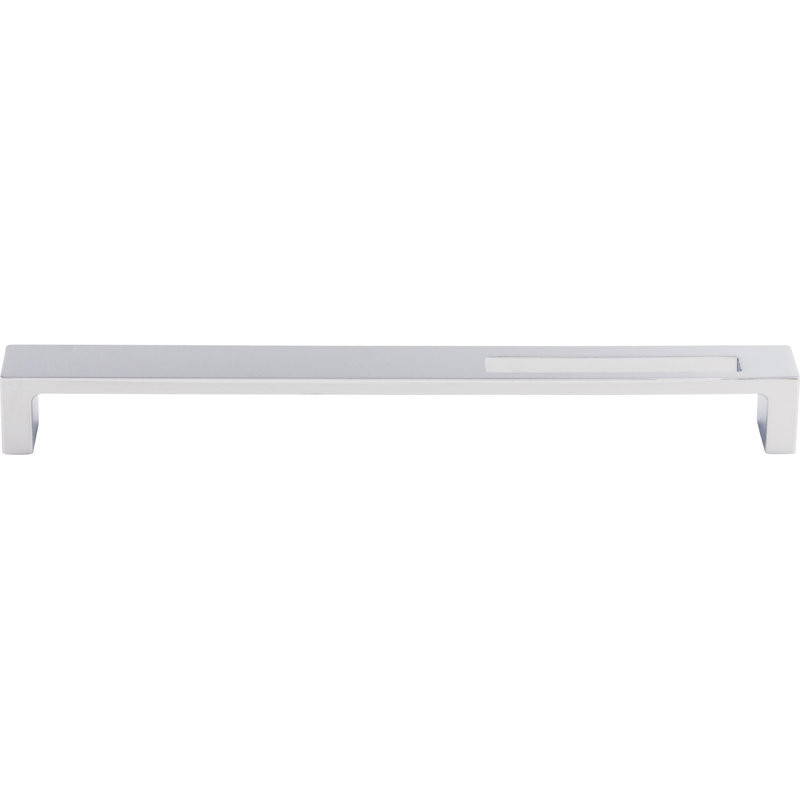 Modern Metro Slot Bar pull, 9" Center to Center, Polished Chrome