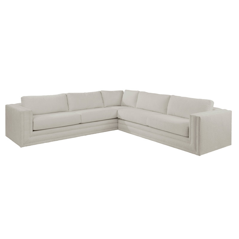 Lella Upholstered L-Shaped Sectional Symmetrical, Grey Revolution®