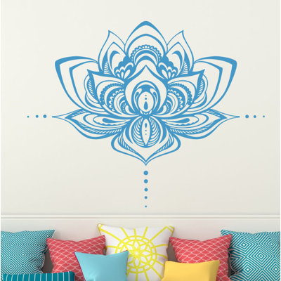 Décalcomanie murale fleur lotus Natazhat