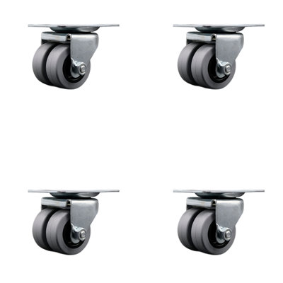 Low Profile Thermoplastic Caster