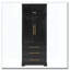 Armoire de cuisine de campagne de 78,2 po de hauteur avec 8 tablettes de porte, armoire de rangement avec 3 tablettes réglables, 3 grands tiroirs,-656817624