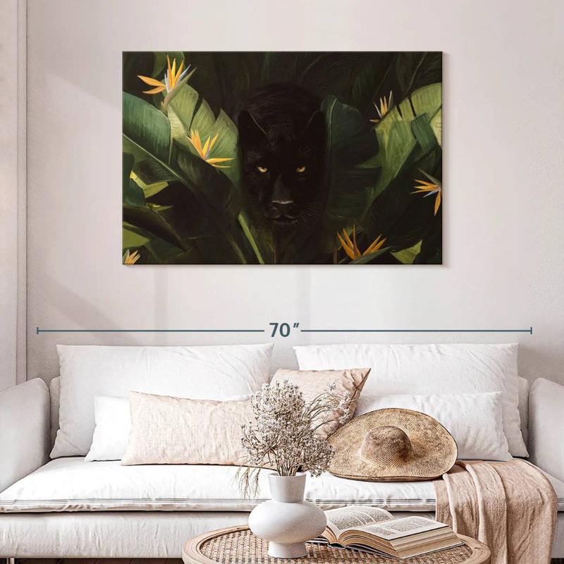 Brampt Hello Panther, 30" H x 45" W