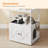 Kimmel 58" Cat Condo with Litter Box Enclosure and Elevated Bowls-1969405738