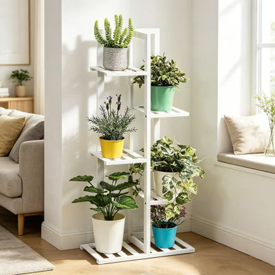 Solid Wood 5 Tier Plant Stand