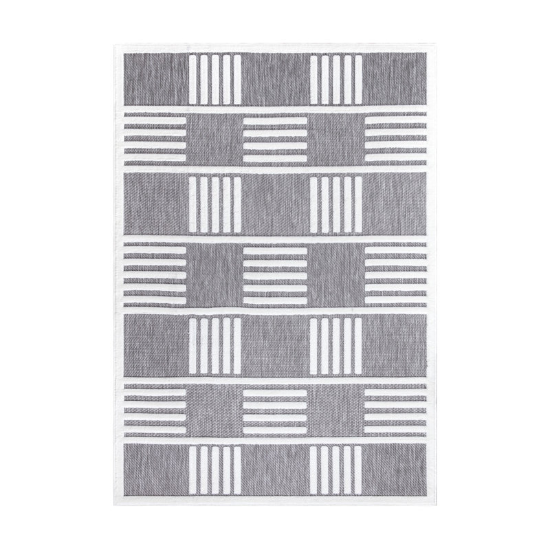 Kynslee Plaid Area Rug, Rectangle 120 x 170cm