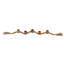 Porte-bougie brun avec guirlande Mango-406271765