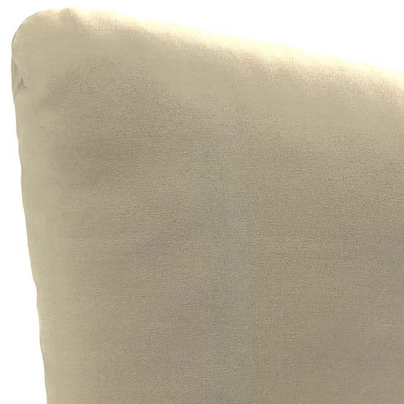 Extra Large Outdoor Square Pillows 24 x 23 Tufted Comfort, Beige