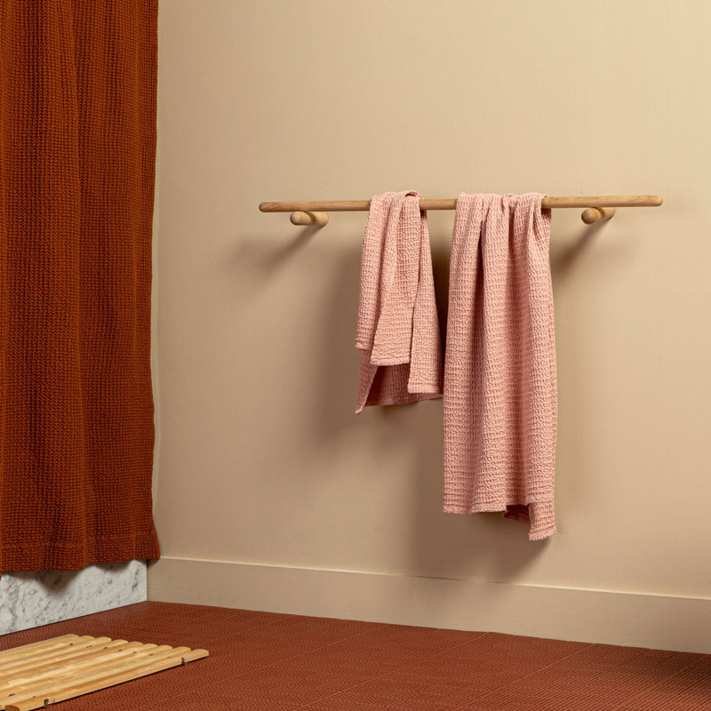 Simple Waffle Bath Sheet, Sage