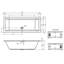 x Soaking Acrylic Bathtub-501802822