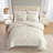 Laura Ashley Meredith Cotton Flannel Grey Comforter Set-115991065