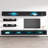 Balla 126" Modern Floating Wall Mounted Entertainment Center with 16-Color LED Lighting, High Gloss Finish-430344466