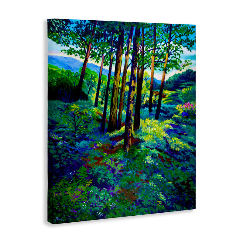 Toile Ridge Mountain Breezes, conception par Lee Ann Zirbes, H 30 po x l 24 po