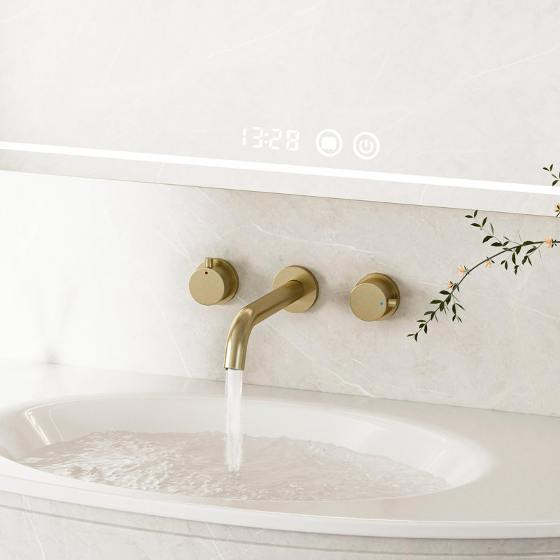 2-handle Bathroom Faucet, Gold