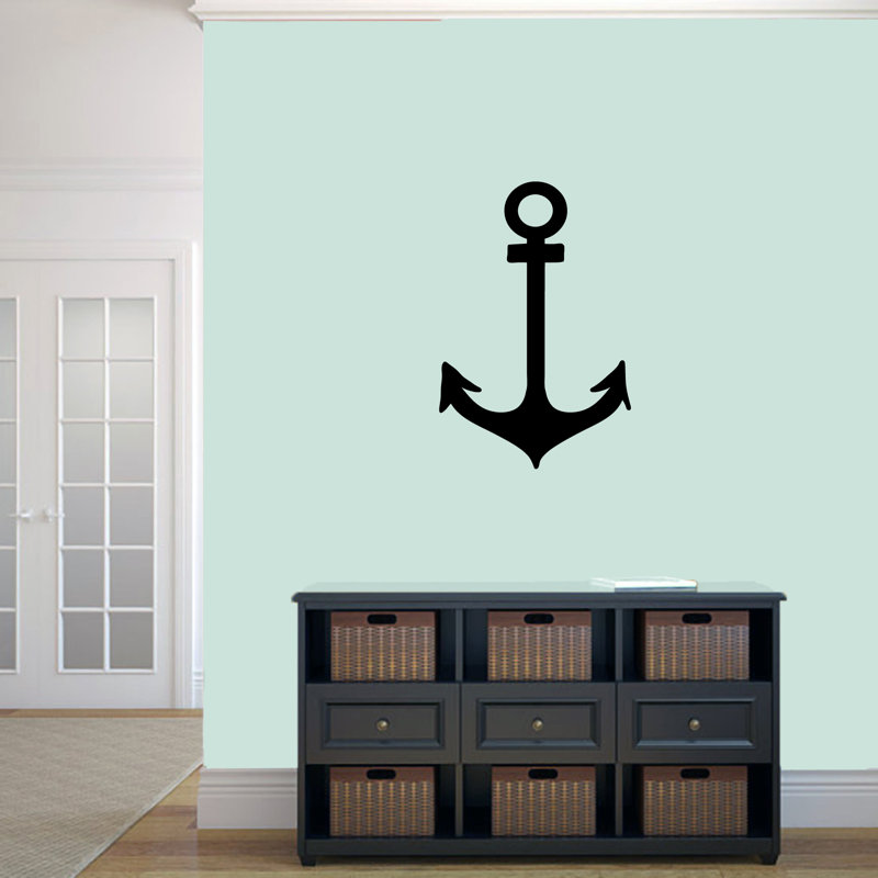 Wagner Nautical & Beach Non-Wall Damaging, Black