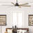 Gravity 6 - Blade Ceiling Fan with LED Light Kit and Handheld Remote and Wifi Smart Fan-84452975-90709895