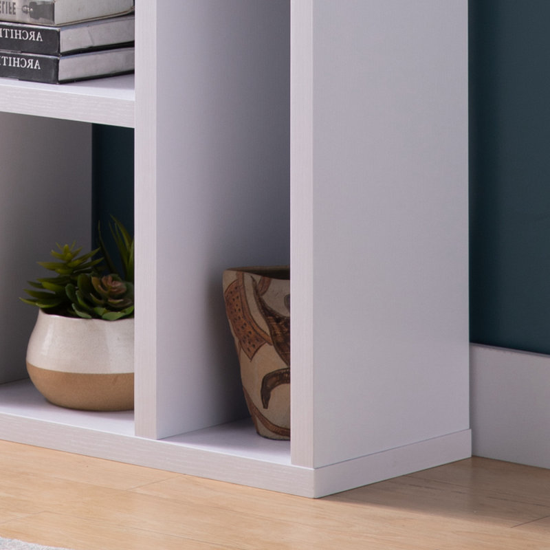 Étagère à livres avec étagère à livres, Blanc