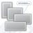  Soho 96"x36"x1" Bathroom LED Wall-Mount Mirror with Dimmer, Defogger, Touch Control, Backlit and Front-Lit-64182383