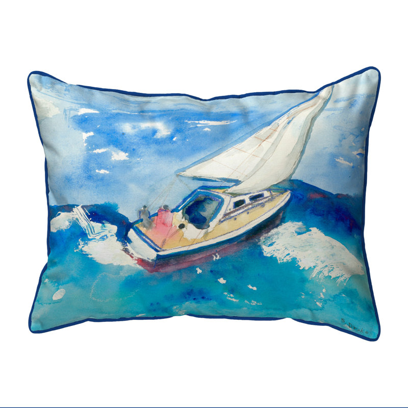 Housse et insert de coussin rectangulaire pour voilier, H 11 po x l 14 po