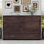 Armoire-lit escamotable en bois massif avec station de charge, grand tiroir de rangement, lit escamotable brun foncé (matelas non inclus)-1336256463
