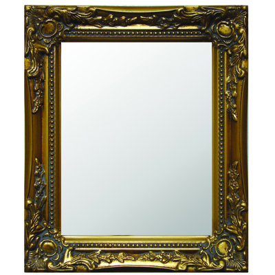 Ethelsville Wood Flat Wall Mirror