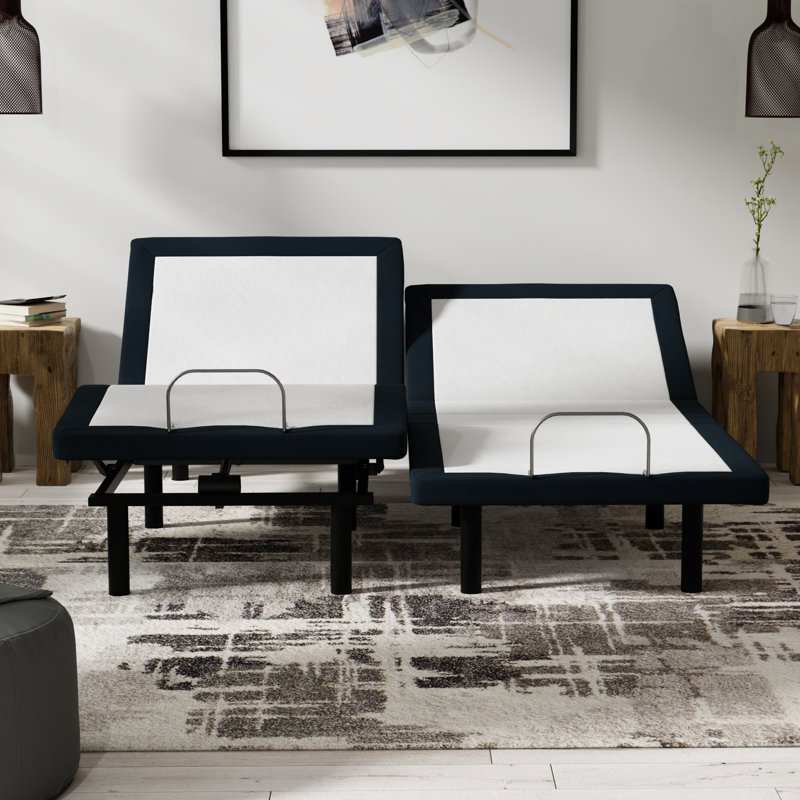 Adjustable Base with Wireless Remote, USB Ports and Massage, King Split