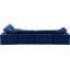 Canapé modulaire réversible en velours de 160 po de large Ivalin-87141449