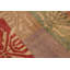Tapis brun clair / rouge en laine noué à la main à motif géométrique 8 pi 8 po x 11 pi 5 po Paralee