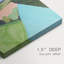 Bright Coloured Countryside I - Toile tendue avec châssis sur mesure - 3 pièces-933372011