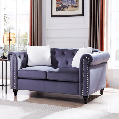Causeuse en velours Kast
