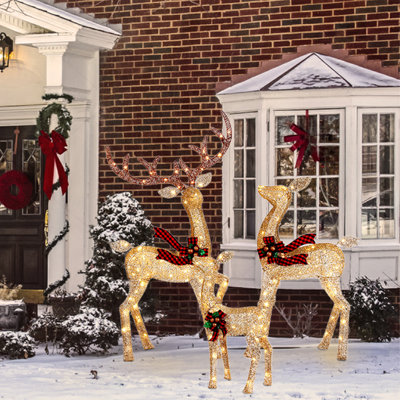 Metal Freestanding Christmas Decoration