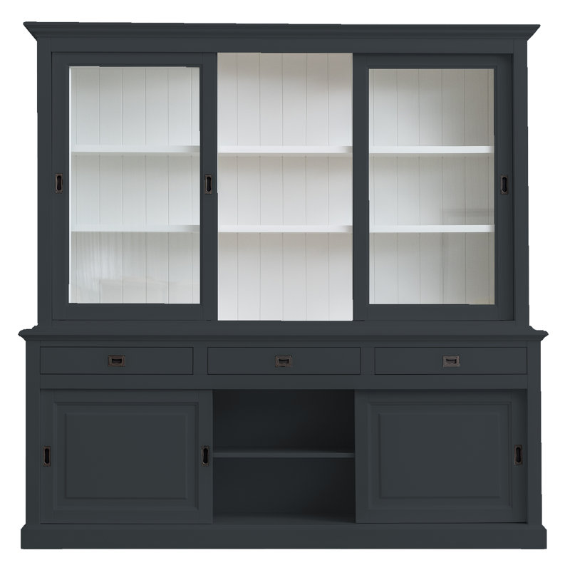 Anneros Display Cabinet, Anthracite Grey