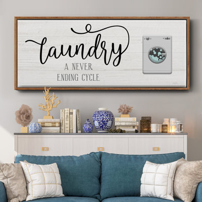 «Never Ending Laundry», toile encadrée