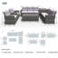 7 - Person Patio Conversation Set with Cushions
