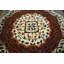 Tapis oriental oriental en laine bleu marine / brun fait à la main 5 pi 10 po x 8 pi 11 po