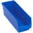 Economy Shelf Bin, nesting, (7) divider slots, rear hanglock, molded-in label holder, polypropylene, case of 36-877518199-897495057