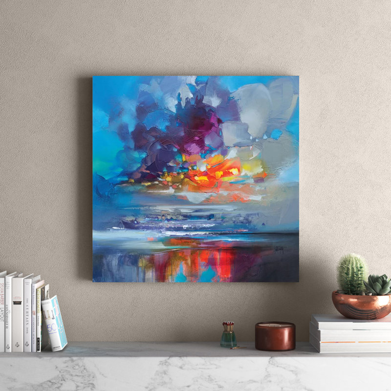 Arisaig Orange by Scott Naismith - Wrapped Canvas Painting, 93.98 cm H x 93.98 cm W x 3.175 cm D