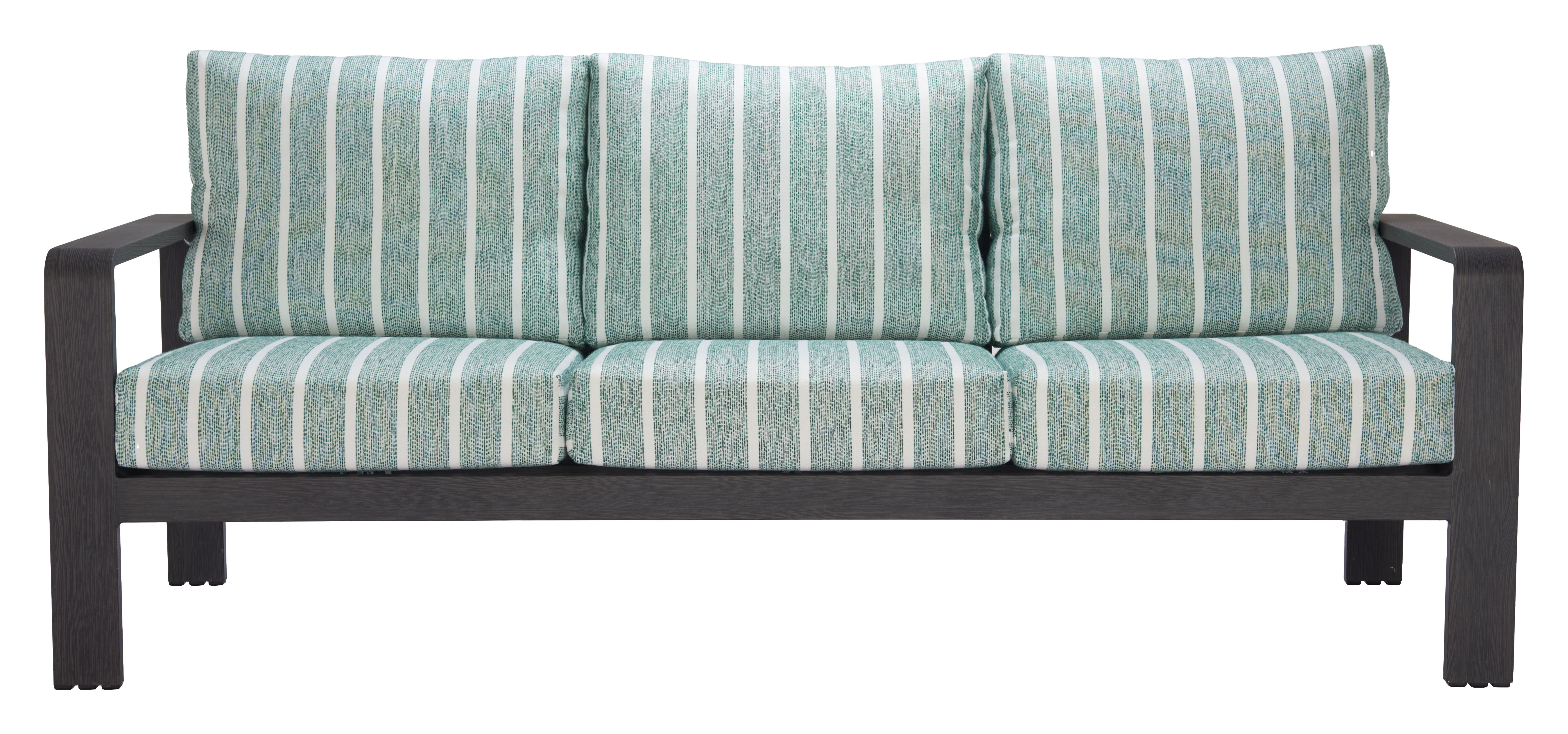Zuo Hospitality Rolig Sofa Green Wayfair