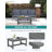 Reata HDPE 2 Piece Sofa Seating Group with Cushions-214430275-214430273
