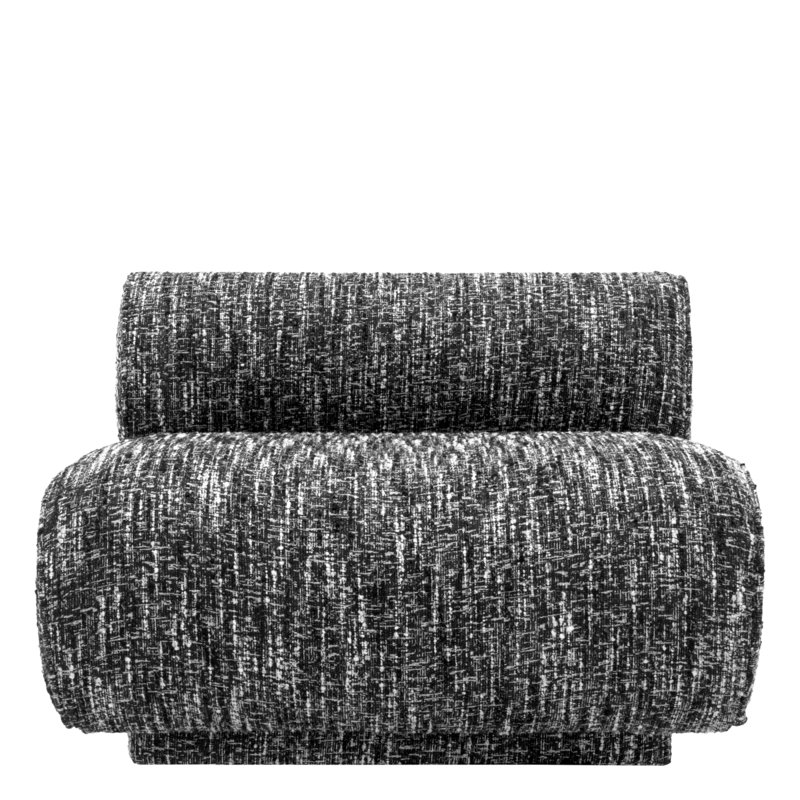 Urbano Side Chair, Boucle Sonata Black Polyester Blend