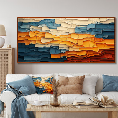 Biomorphism Fragments Forms II - Cubism, art mural