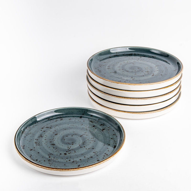 Shiflett Dinner Plate, Navy Blue