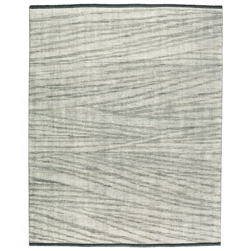 Tapis ivoire / gris / vert Westergard, Rectangle 9 pi x 12 pi