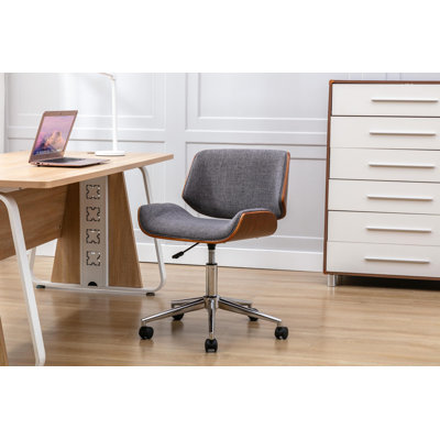 Vian Fabric Mid-Century Office Chair