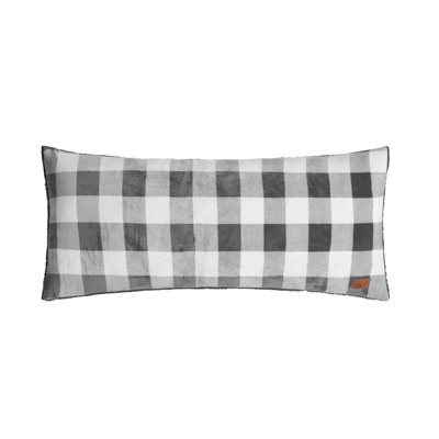Dearfoams Royal Plush Plaid Full Body Pillow