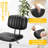 Small Office Computer Desk Chair With Wheels And Lumbar Support, Comfy Cute Armlees PU Leather Vanity Rolling Swuvel Task Chair No Arm For Adult, Student-188603699