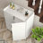 White Wine Bar Cabinet with Storage-774037902