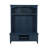 Pearce Modern Farmhouse Hall Tree With Storage Bench - Navy-339405228